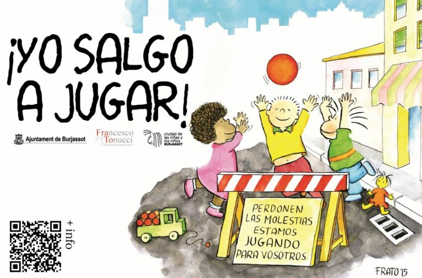  Burjassot s’uneix a la campanya internacional “Jo eix a jugar” per al foment del joc infantil al carrer