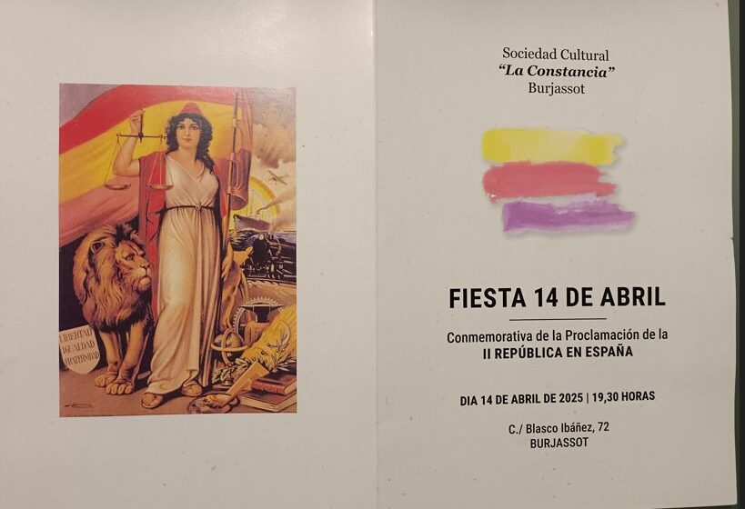 “La Constància” de Burjassot commemora la proclamació de la II República amb diferents activitats