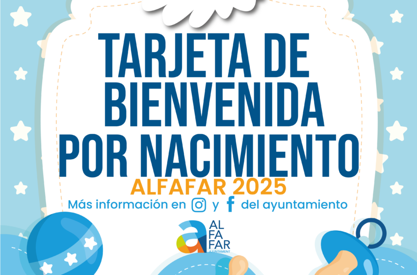  Alfafar posa en marxa la targeta de benvinguda per naixement