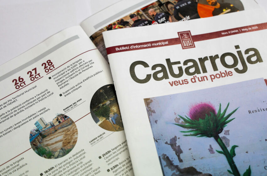  L’Ajuntament de Catarroja trau al carrer “Veus d’un poble”, el nou butlletí d’informació municipal