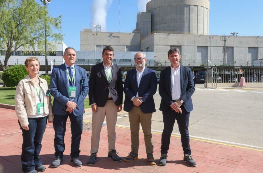 Mazón impulsa un front comú per a prolongar la central de Cofrents “mentre no hi haja una alternativa energètica adequada i assequible”