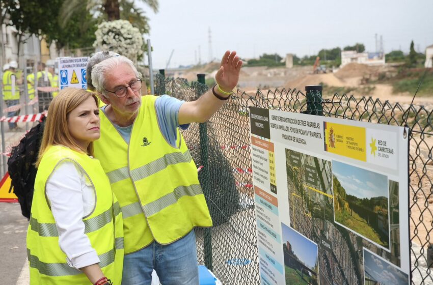  El Govern d’Espanya destina més de 6,3M€ a les passarel·les col·lapsades per la DANA a Picanya i Paiporta