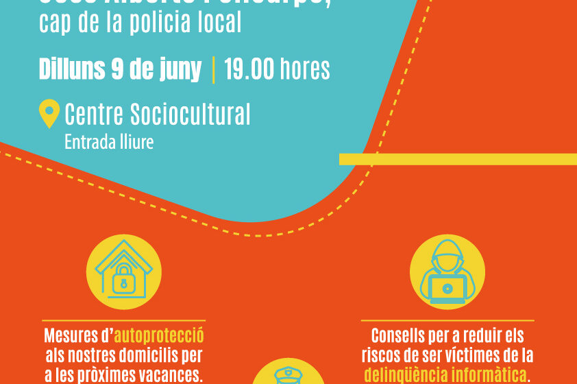  L’Eliana organitza una xarrada amb el cap de la Policia Local dins del nou programa ‘Aprenem +’