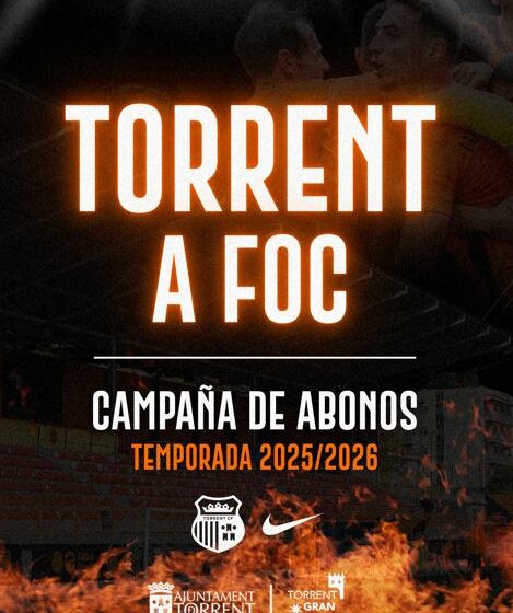 El Torrent CF llança la campanya “Torrent a foc” després d’una temporada històrica