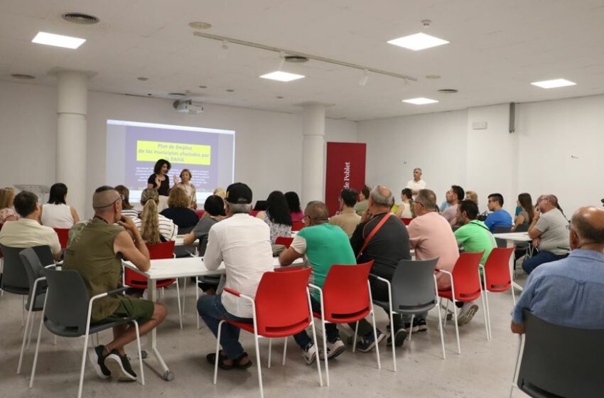 Quart de Poblet incorpora 37 persones al Pla d’Ocupació Estatal per a la reconstrucció després de la DANA