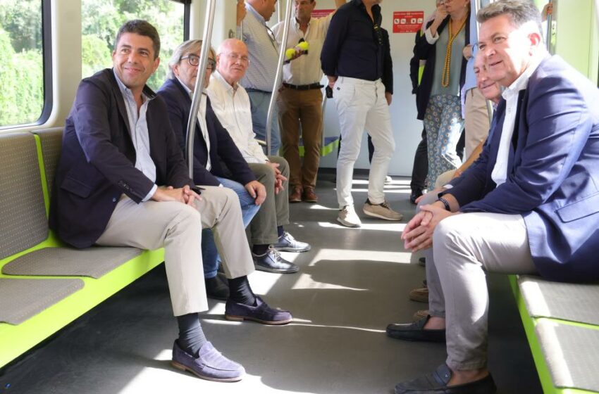 Carlos Mazón anuncia la reobertura del 100% de Metrovalència el pròxim 27 de juny