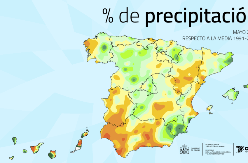  Maig va registrar temperatures i precipitacions pròximes als valors normals