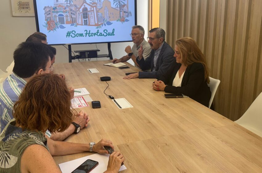La Mancomunitat de l’Horta Sud i el Comissionat del Govern coordinen noves accions per a la reconstrucció de la comarca