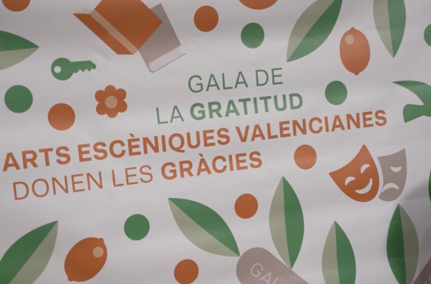  Les arts escèniques valencianes miren al futur després de la DANA en una gala d’agraïment i suport a les víctimes
