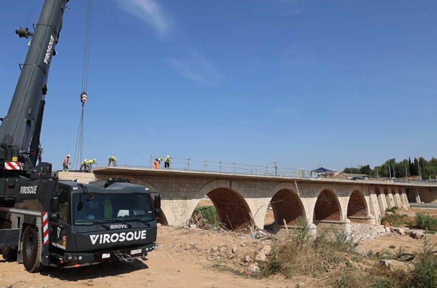 Torrent avança en la recontrucció del Pont cap a Alaquàs