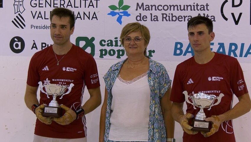 Guadassuar acull una final vibrant del Trofeu de Pilota de la Mancomunitat de la Ribera Alta