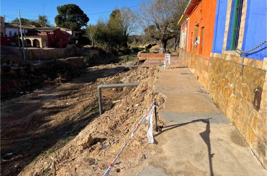  La reconstrucció del barranc a l’Omet de Picassent està valorada en 10,6 milions d’euros