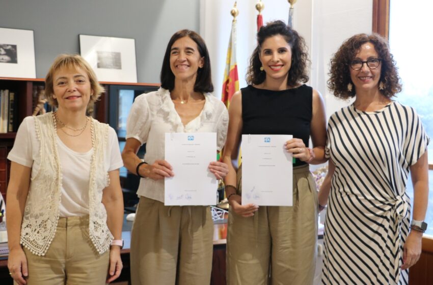 Quart de Poblet i l’empresa PPG signen un conveni per a continuar donant color al col·legi Molí d’Animeta