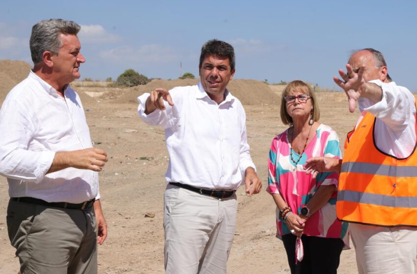 Carlos Mazón destaca que “el 87% dels residus de la DANA ja són història” després del tancament del centre de transferència de Picassent