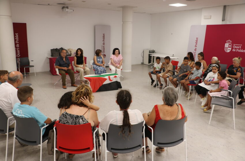 Quart de Poblet rep als xiquets i xiquetes sahrauís del programa ‘Vacances en Pau’