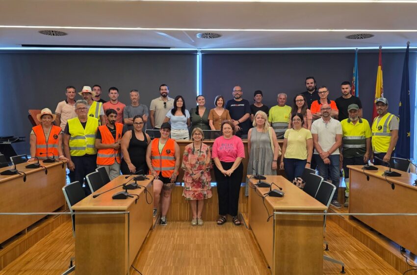 Picassent incorpora 31 persones a la plantilla municipal gràcies a una subvenció estatal