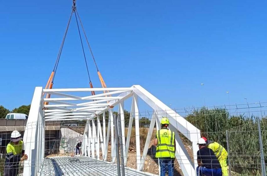 La Generalitat avança en la reconstrucció de la passarel·la ciclopeatonal entre Picassent i Alcàsser