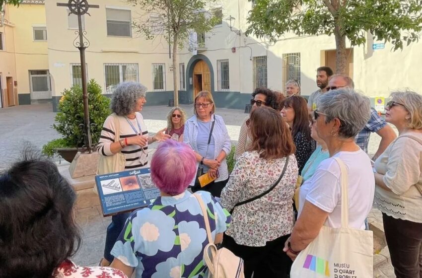 Més de 450 persones participen en les rutes turístiques de Quart de Poblet entre gener i juliol de 2025