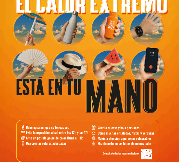  Sanitat insisteix en la importància de protegir la salut davant l’avís d’altes temperatures a la Comunitat Valenciana