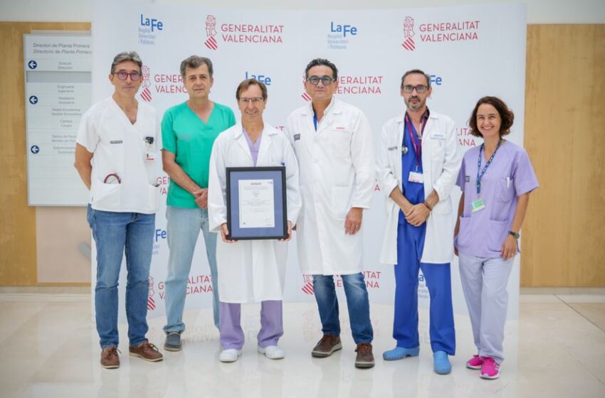 La Fe es converteix en el tercer hospital espanyol certificat com a Centre d’Atenció Postparada Cardíaca Extrahospitalària