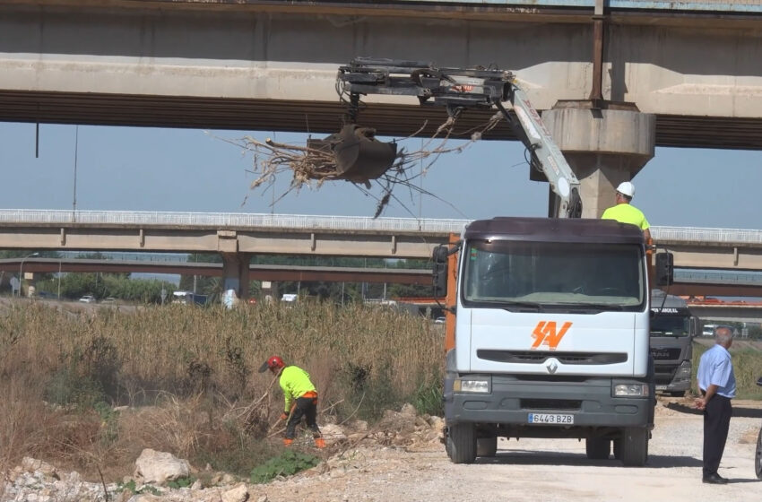  València retira més de 111 tones de residus del nou llit del Túria
