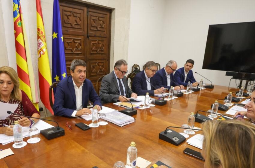 Carlos Mazón presideix la Mesa de Diàleg Social