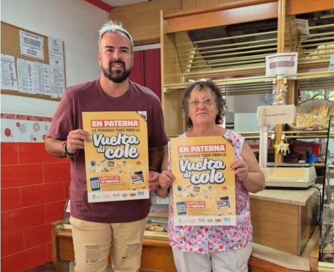 Paterna impulsa la campanya ‘Tornada a l’escola’ amb un sorteig de 10 tauletes per a donar suport al comerç local