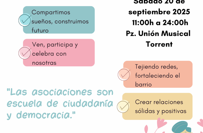 Torrent acull la XXI Trobada d’Associacions Ciutadanes de Torrent i Comarca