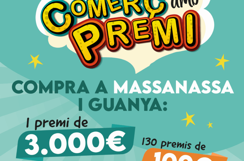  Compra en el comerç local de Massanassa i guanya premis!
