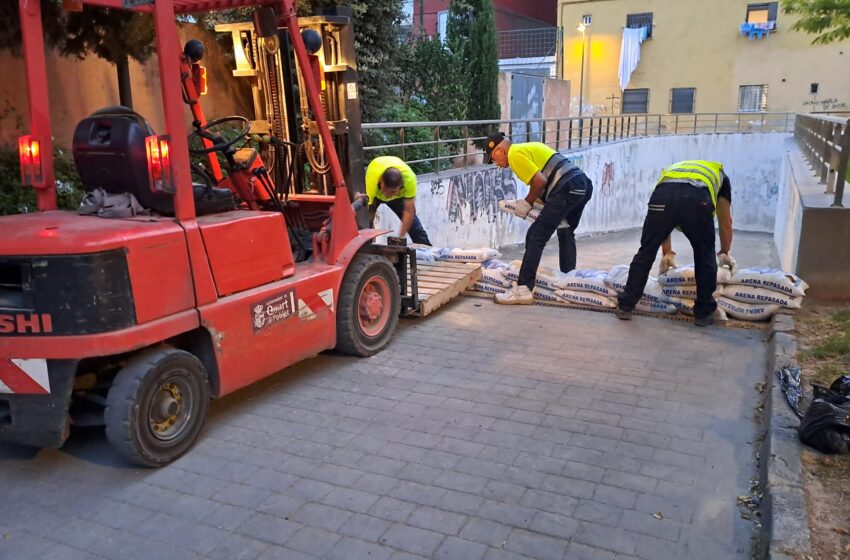 Quart de Poblet tanca ponts, talla accessos i atén inundacions durant l’alerta roja sense incidències greus