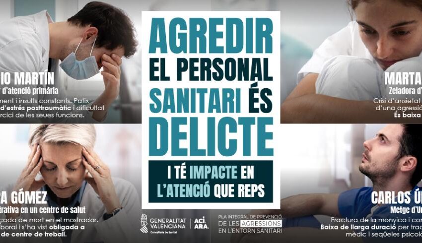  Sanitat modificarà la Llei de Salut per incloure sancions contra agressions al personal sanitari