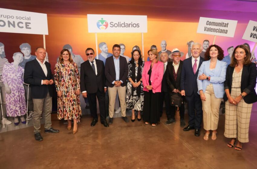 Carlos Mazón assisteix a l’entrega dels Premis Solidaris del Grup Social ONCE Comunitat Valenciana
