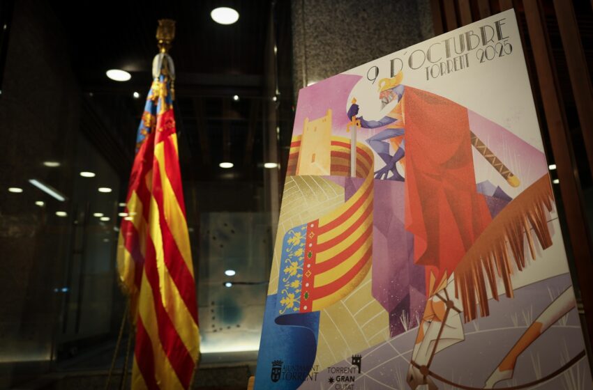  Torrent presenta el cartell del 9 d’Octubre dissenyat per Paco Camallonga