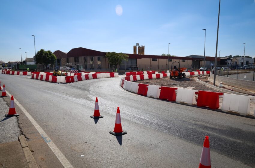 Les obres de la rotonda del polígon Mas del Jutge avancen després de més d’una dècada d’espera