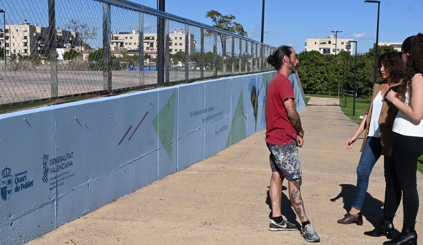  Quart de Poblet ompli els seus carrers d’art urbà i celebra la diversitat amb un mural que uneix art, natura i inclusió