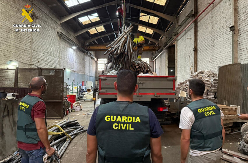  Set detinguts i 17 investigats per una trama de robatori i venda de més de 13 tones de coure