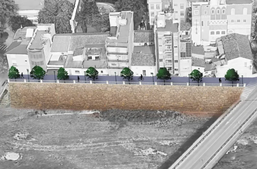  Aprovat el projecte del mur de protecció i corredor verd al barranc del Poyo a Picanya