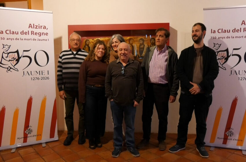  Alzira presenta el logotip commemoratiu de l’Any Jaume I 2026