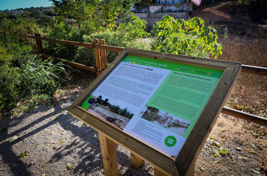  Torrent recupera la senyalització turística del Reg Mil·lenari del Barranc de l’Horteta
