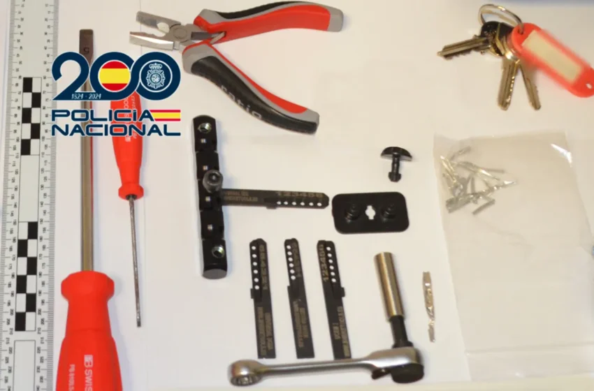  Detinguts tres homes a Mislata per robatori amb força i associació il·lícita