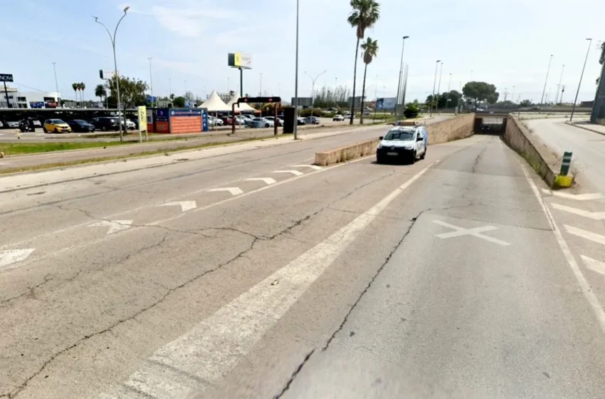  Es tanca durant 10-12 dies el túnel d’accés a la V-31 en Alfafar per obres de reparació