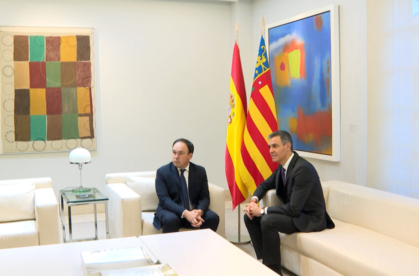  Sánchez i Llorca acorden activar una comissió mixta per a accelerar la reconstrucció després de la dana