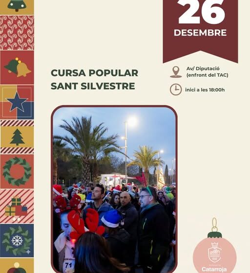  San Silvestre de Catarroja 2025: esport, festa i solidaritat per a tots
