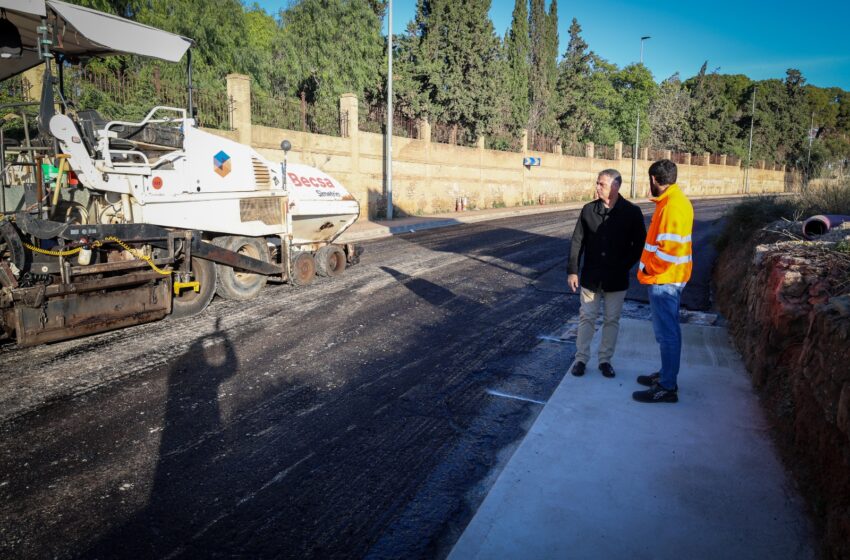  L’Ajuntament de Torrent reasfalta la carretera d’Alaquàs i incorpora un nou carril bici