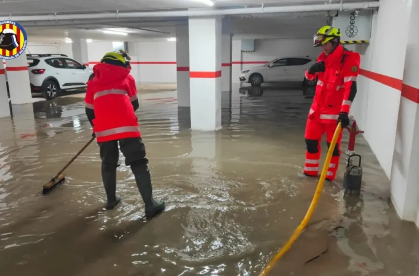  La intensa pluja torna a inundar la zona 0 de la DANA