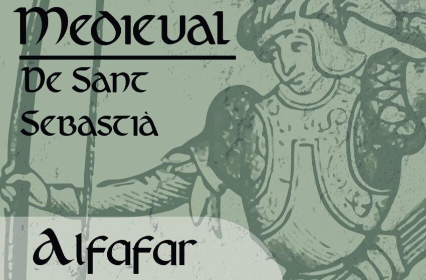 Alfafar es converteix en un gran escenari medieval amb la Fira de Sant Sebastià