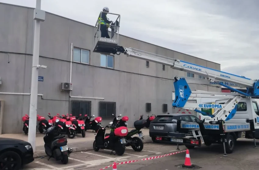  Alboraia incrementa la seguretat del polígon industrial Camí la Mar amb la instal·lació de càmeres de vigilància