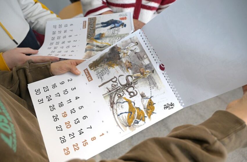  AVIVA Paiporta edita un calendari il·lustrat per promoure el valencià entre l’alumnat