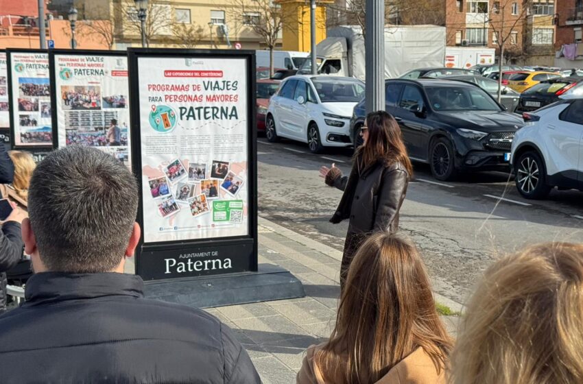  Paterna posa en valor els viatges per a les Persones Majors amb una exposició a l’aire lliure